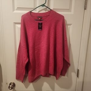 Women's Pink Vince Comuto Xxl Sweater ❤️ Valentines Day READY